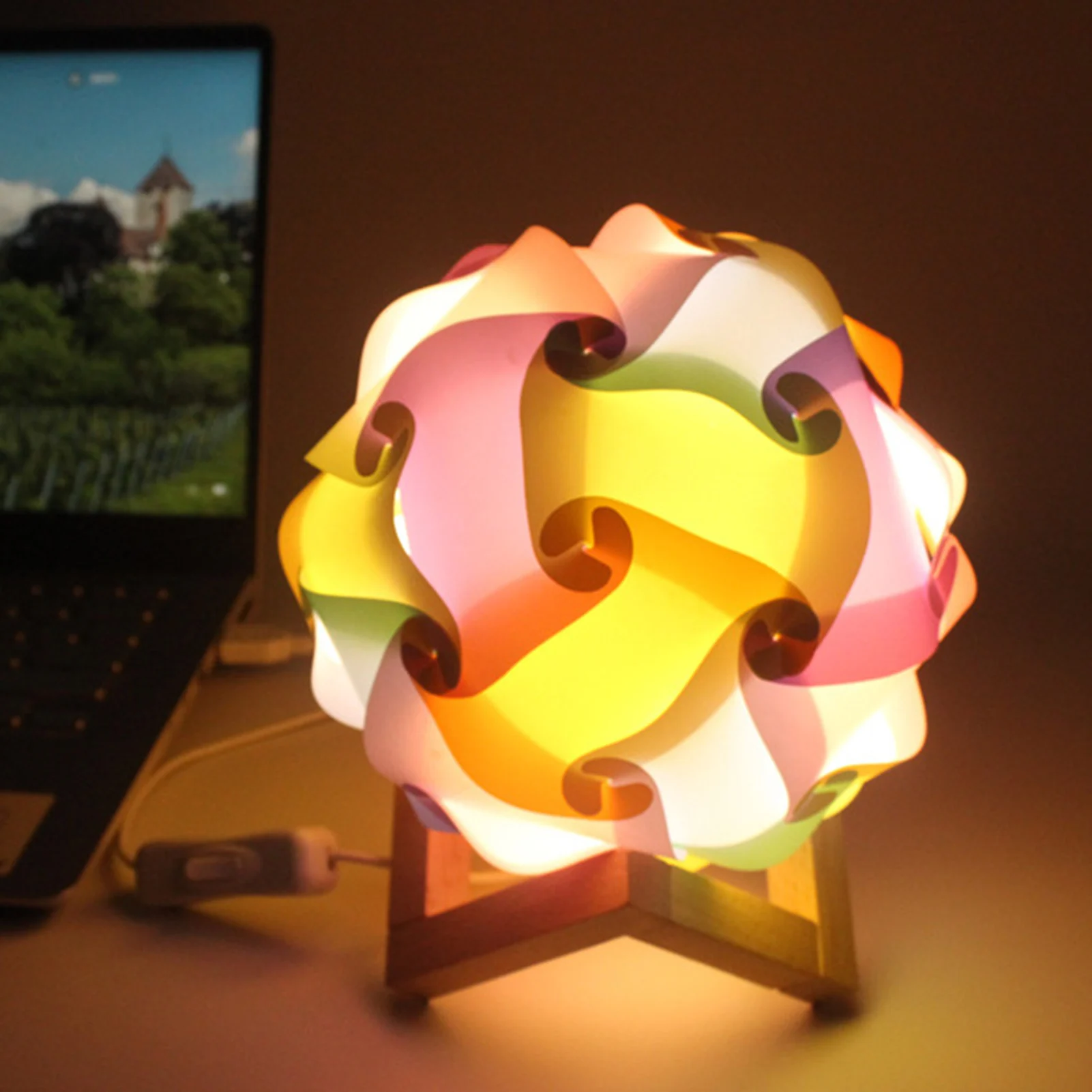 

Galaxy Moon Lamp Night Light USB Rechargeable Creative Home Decor Globe Bedroom Lover Children Gift Romantic USB Lights