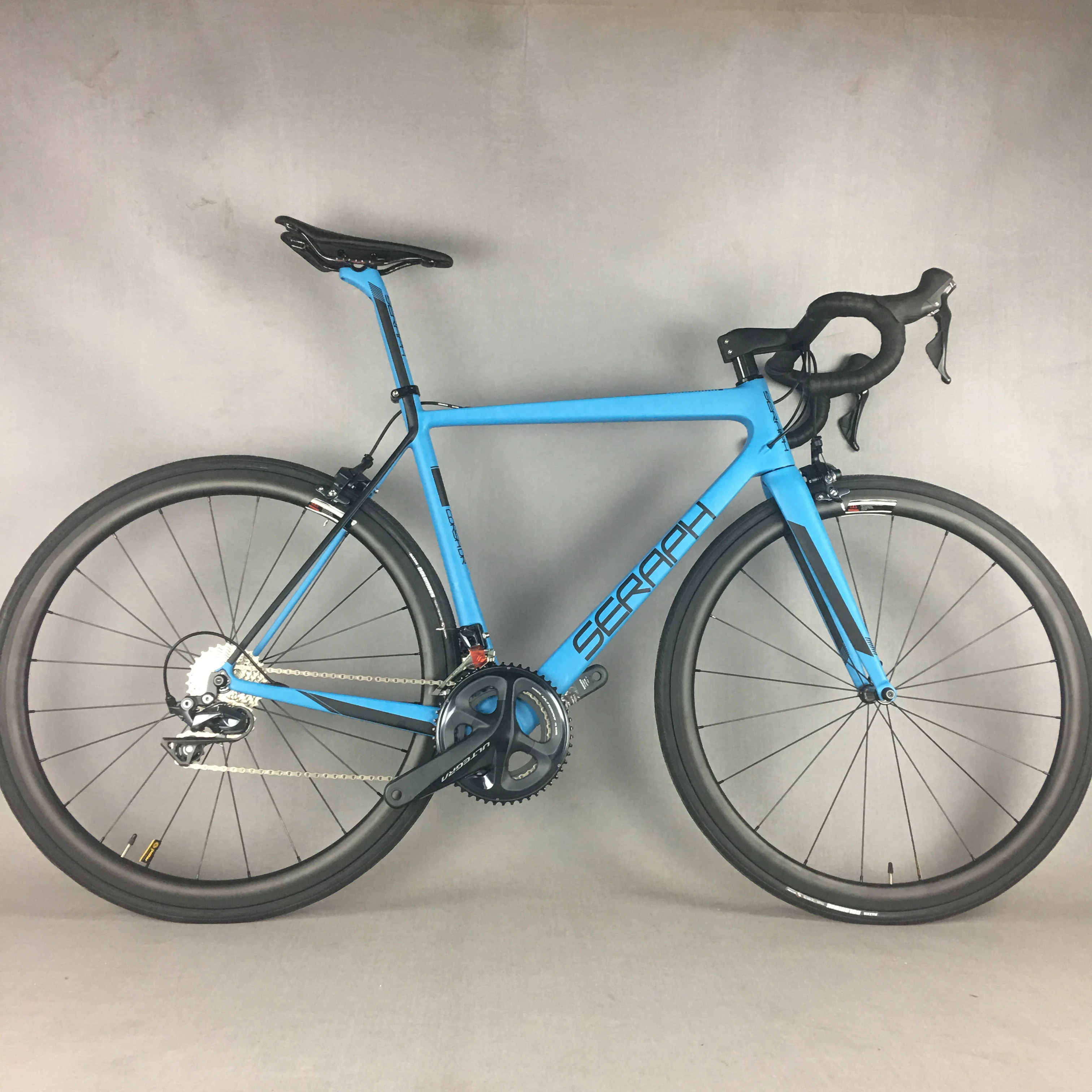 Синяя краска seraph бренд полный велосипед SH1MANO R8000 groupset с 22 скоростью 700* 25C шины полностью из карбона дорожный велосипед FM686