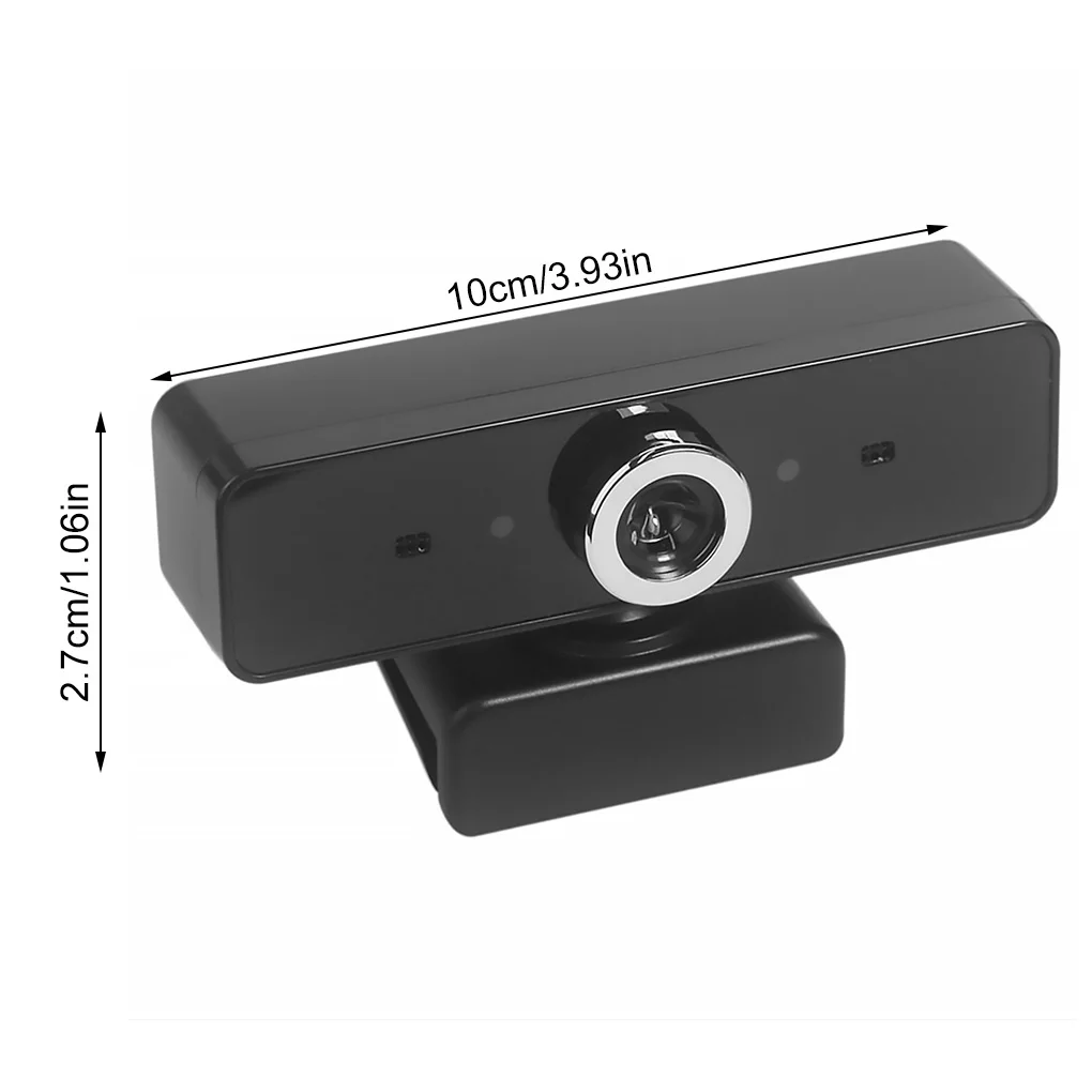 

USB 2.0 480P Webcam Computer Laptop Clip-on Camera with Built-in Mic for Video Chatting Network Meeting