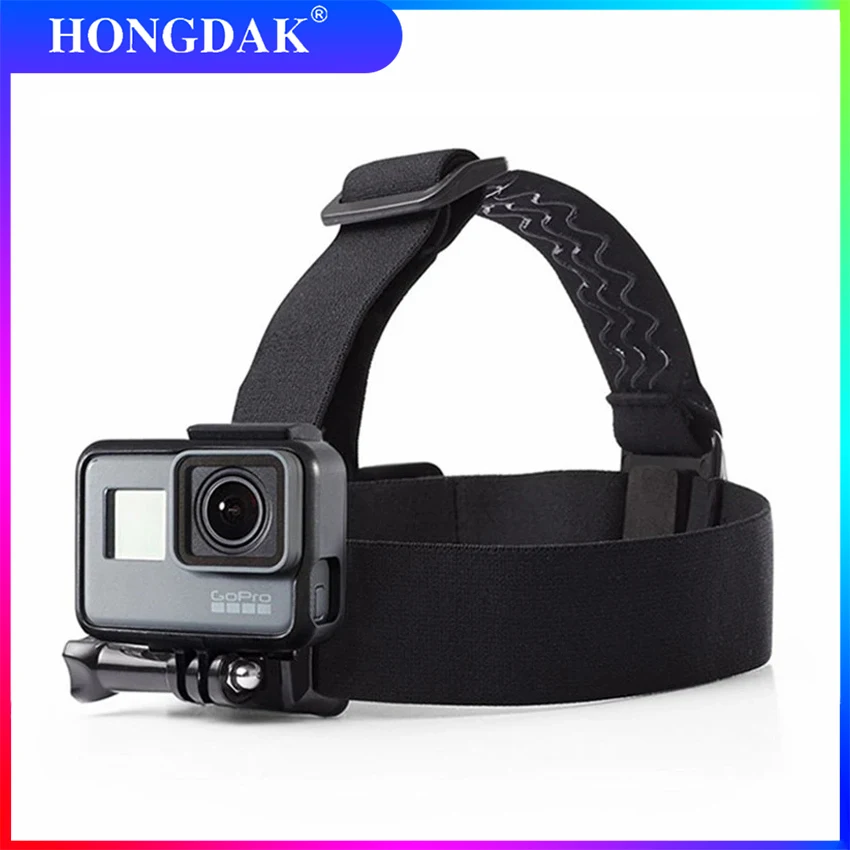 

Hongdak Gopro Camera Adjustable Head Strap Accessories Magnet Tripod Adapter Mount with Thumb Knob Screw for Gopro Hero 6 5 4 3