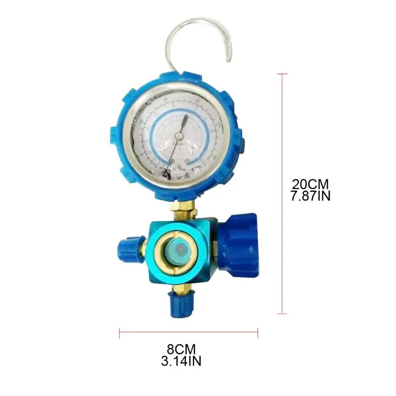 

Refrigerant Manifold Gauge Manometer Valve Presure Gauge for Air Condition Too A5YD
