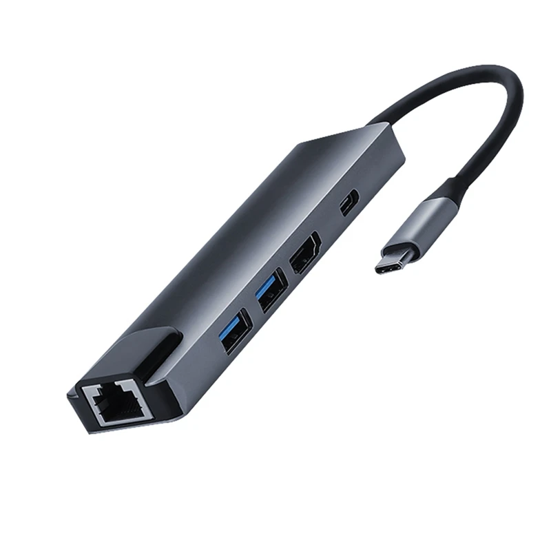 

Док-станция USB Type-c, 5 в 1, USB 3,0
