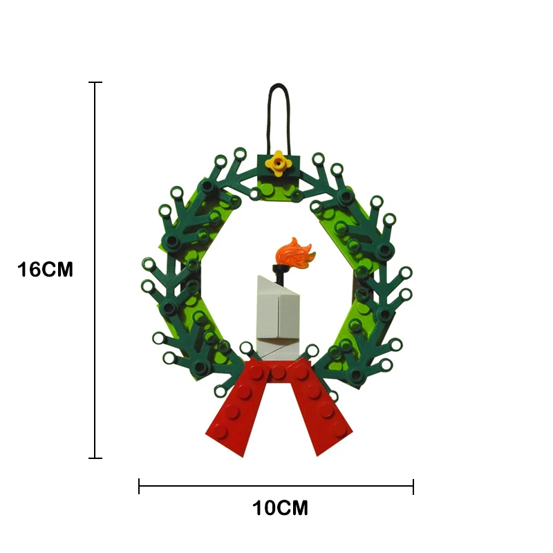MOC Christmas Halloween Building Blocks DIY Happy Pumpkin Wreath Decoration Creative Gifts Toys For Children | Игрушки и хобби