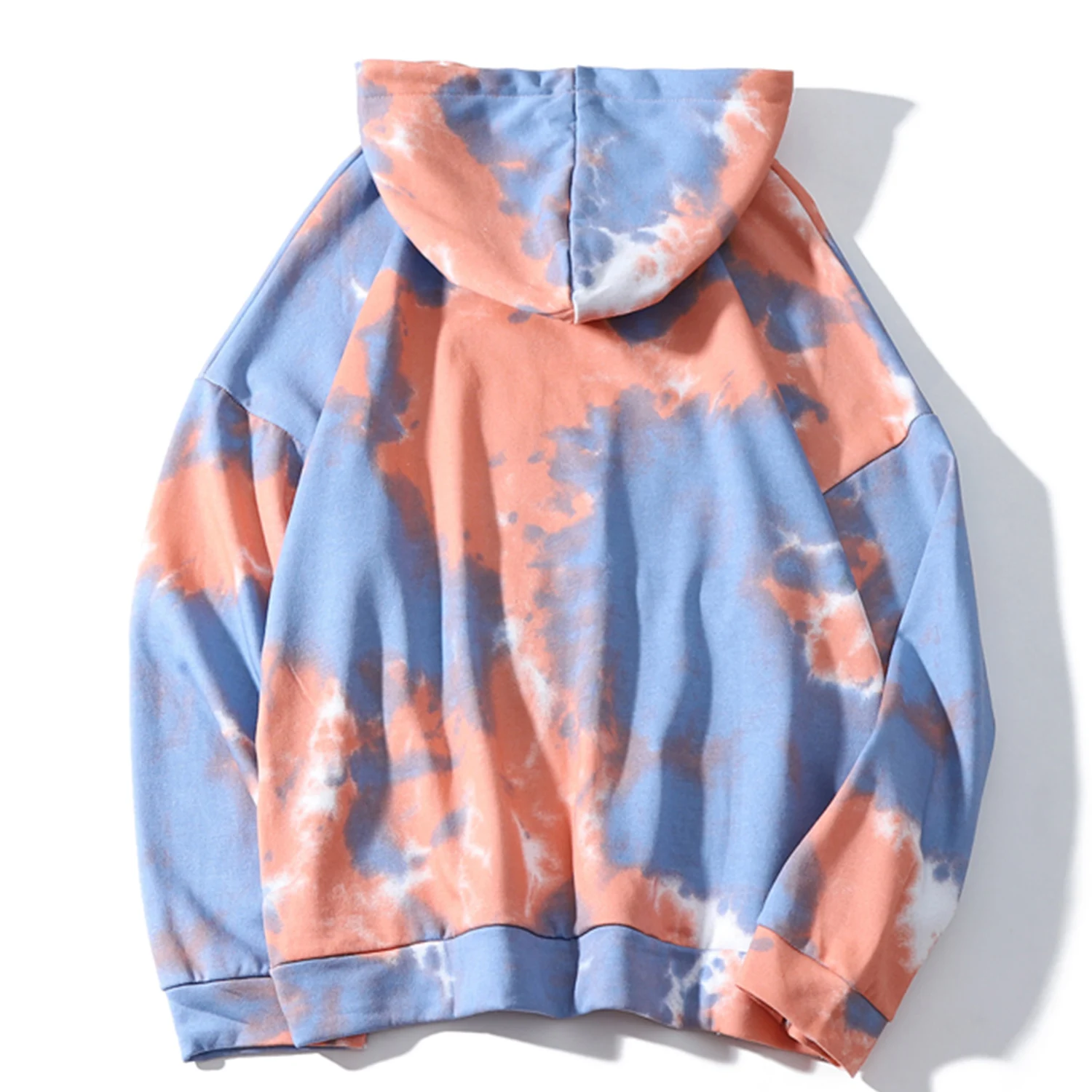Aelfric Eden Tie dying толстовки мужские осень Харадзюку хип хоп цветной пуловер Повседневный хлопковый свитер с капюшоном уличная одежда