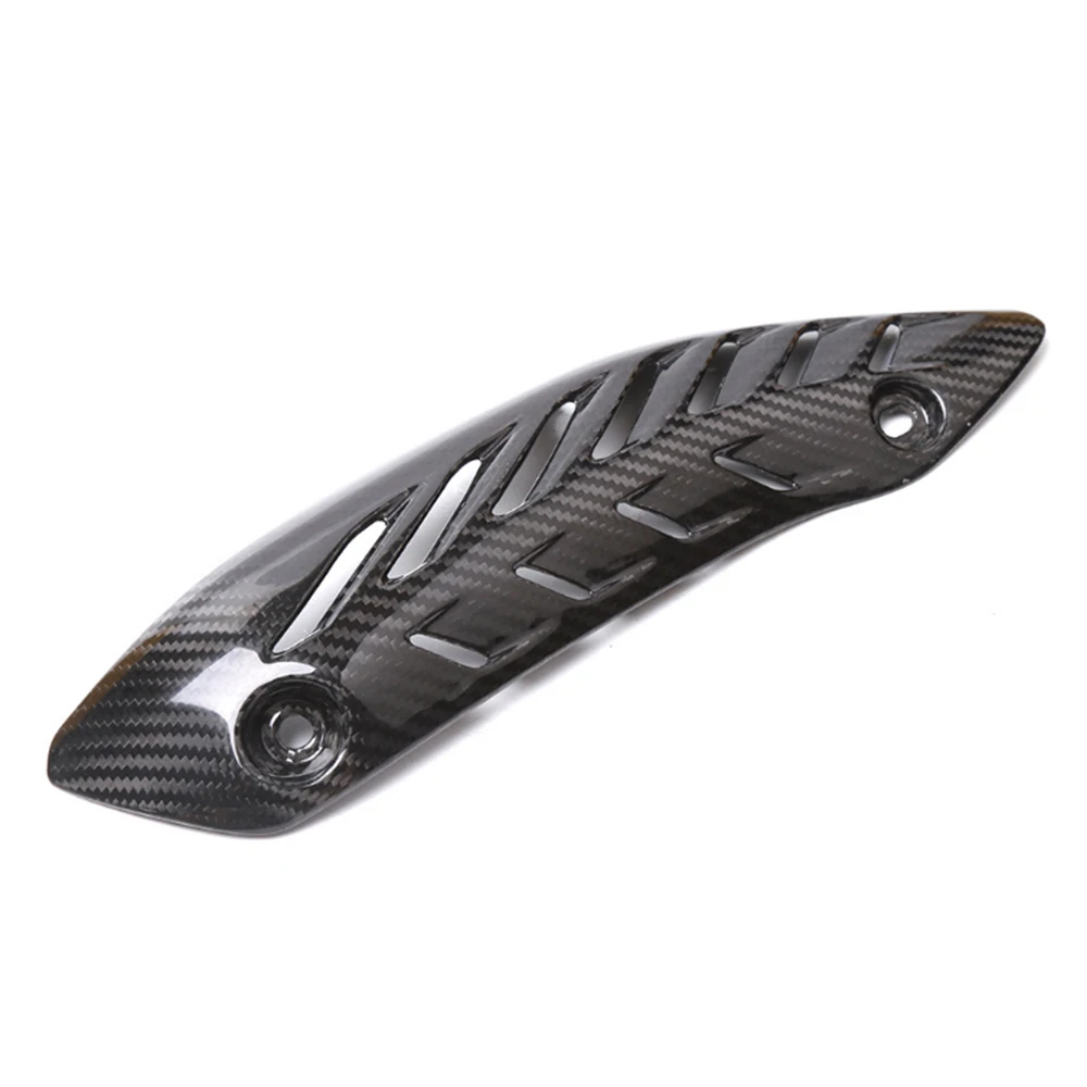 

Motorcycle Accessories Carbon Fiber Muffler Pipe Exhaust Heat Shield Cover Guard Muffler Cover For Ducati Monster 821 2015