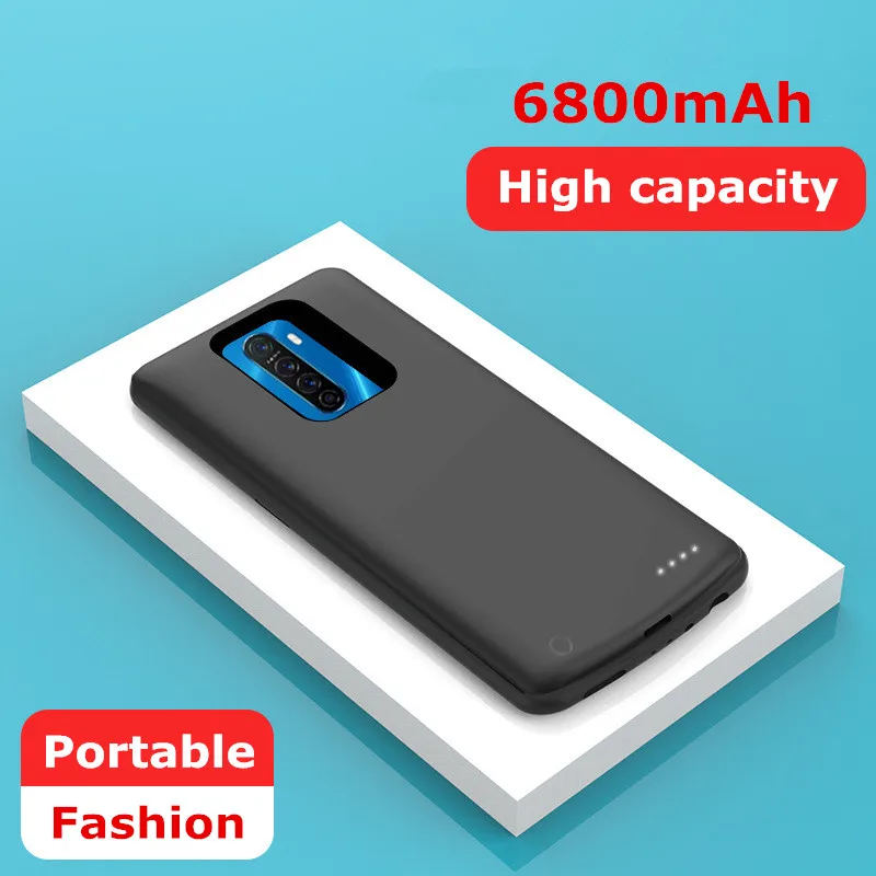 Чехол с аккумулятором NTSPACE 6800 мАч для OPPO Reno Ace чехол резервным внешним ACE зарядный |