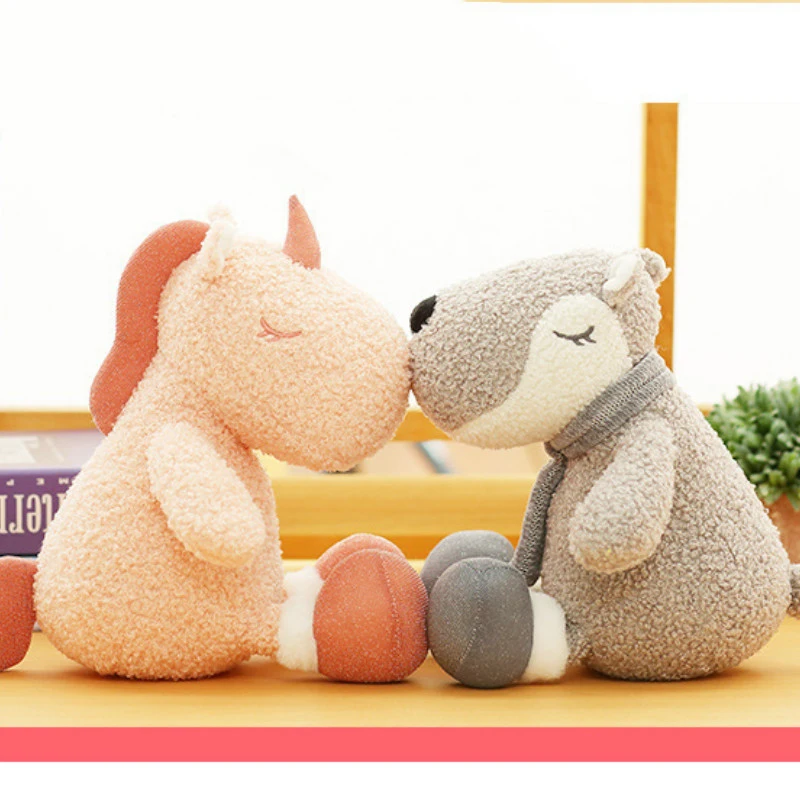 

Nordic Style Lovely Reindeer Unicorn Dinosaur Plush Doll Cushions Living Room Sofa Room Decoration Throw Pillows Kids Toy