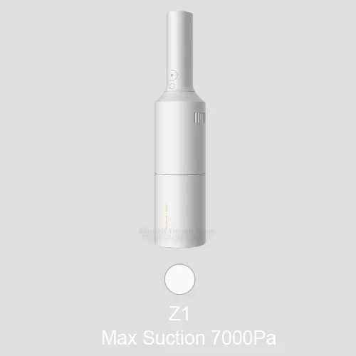 Белый Xiaomi Mijia Shunzao пылесос автомобильный беспроводной мини портативный пылеуловитель для домашнего офиса кровать диван Автомобильный Ручной пылесос - Цвет: Белый