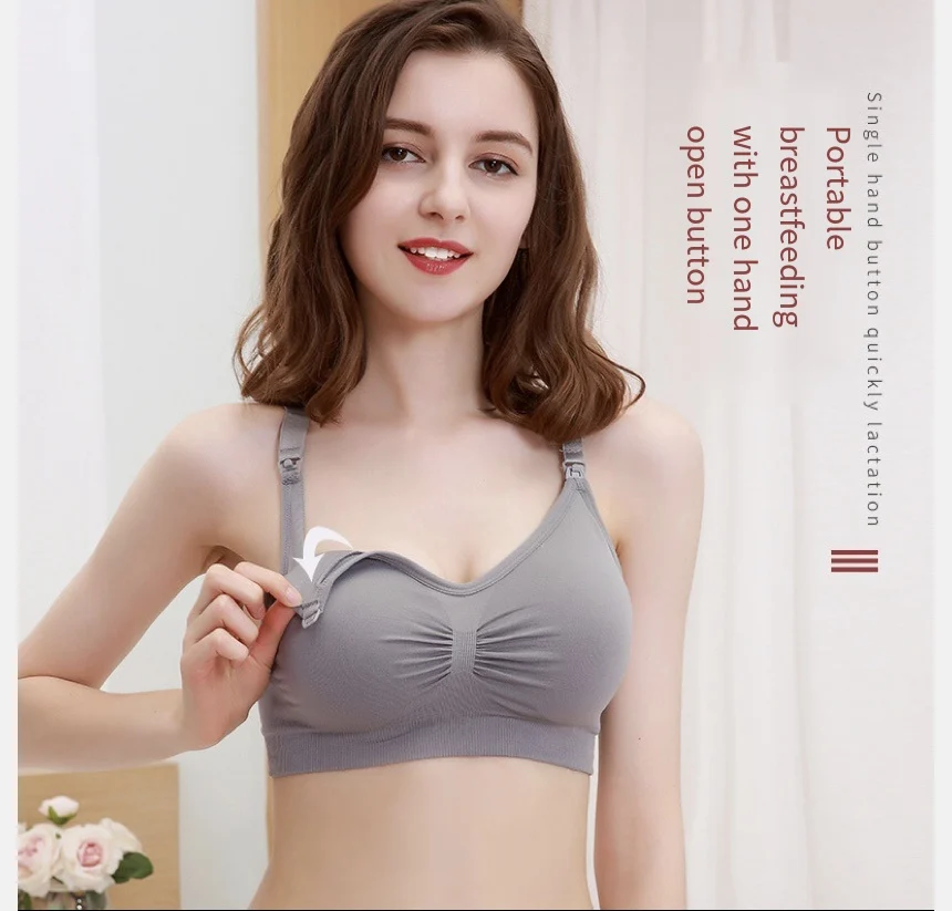 

Seamless Nursing bra Maternity Nurse Bra Clothes Breastfeeding Bra Breast Feeding Bras For Pregnant Women Pregnacy Underwear