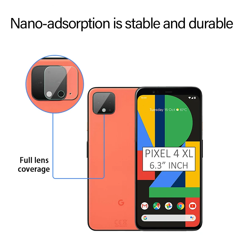 2 в 1 Защитная пленка для Google Pixel 4 камера XL закаленное стекло 4xl защитная задней