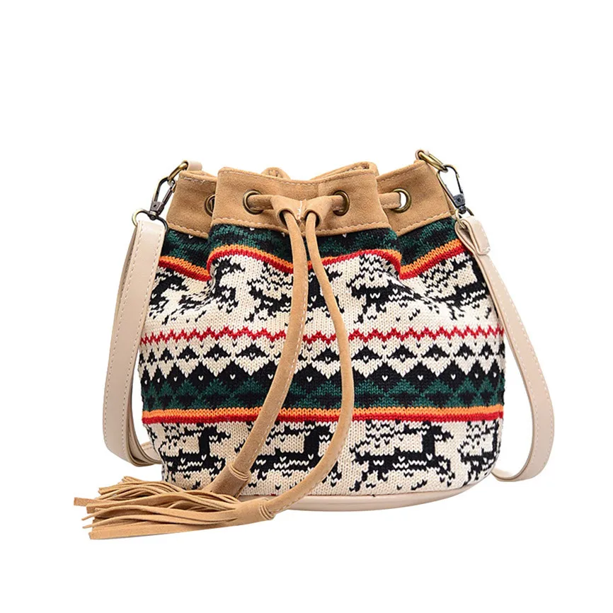 Женская сумка через плечо универсальная Повседневная сумка-ведро