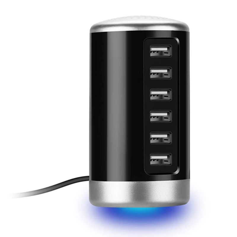 Горячая 3C USB Зарядное устройство универсальная 6 Порты и разъёмы для рабочего