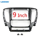 Автомобильная аудиосистема LEEWA, 9 дюймов, большой экран 2DIN, рамка-адаптер для Mitsubishi Pajero Sport, CDDVD-плеер, приборная панель, рамка, комплект