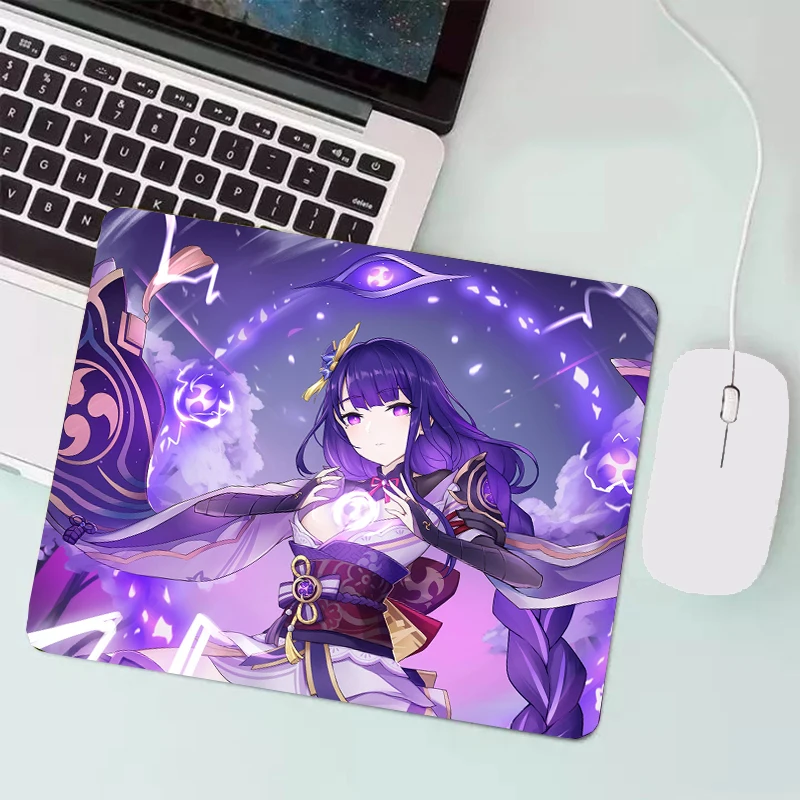

Anime Cute Sexy Girl Small Mouse Pad Baal Shogun Gaming Accessories Kaeyboard Pad DeskMat Genshin Impact MousePad Gamer for LOL