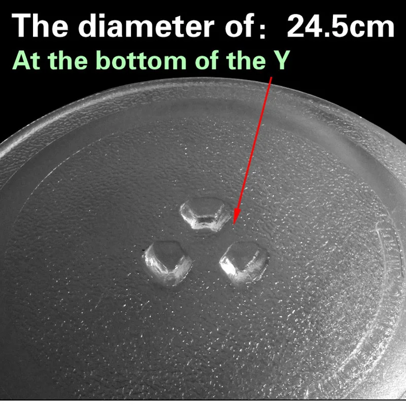 Детали для микроволновой печи Y образного типа стеклянный поворотный лоток