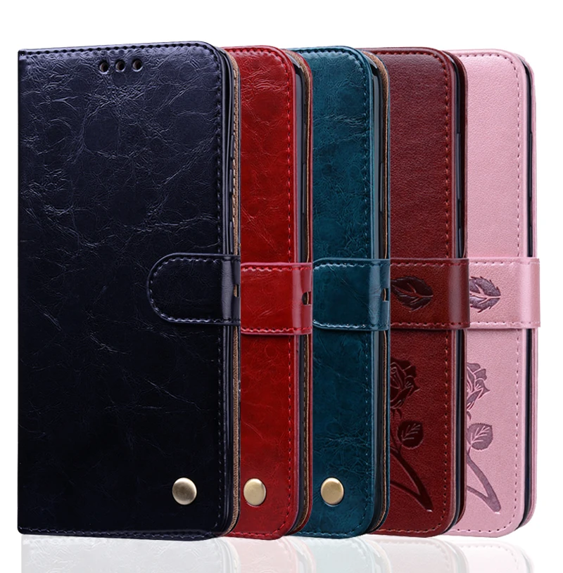 Кожаный чехол бумажник с откидной крышкой для Nokia 2 1 3 5 7 задняя крышка 6 4 Plus