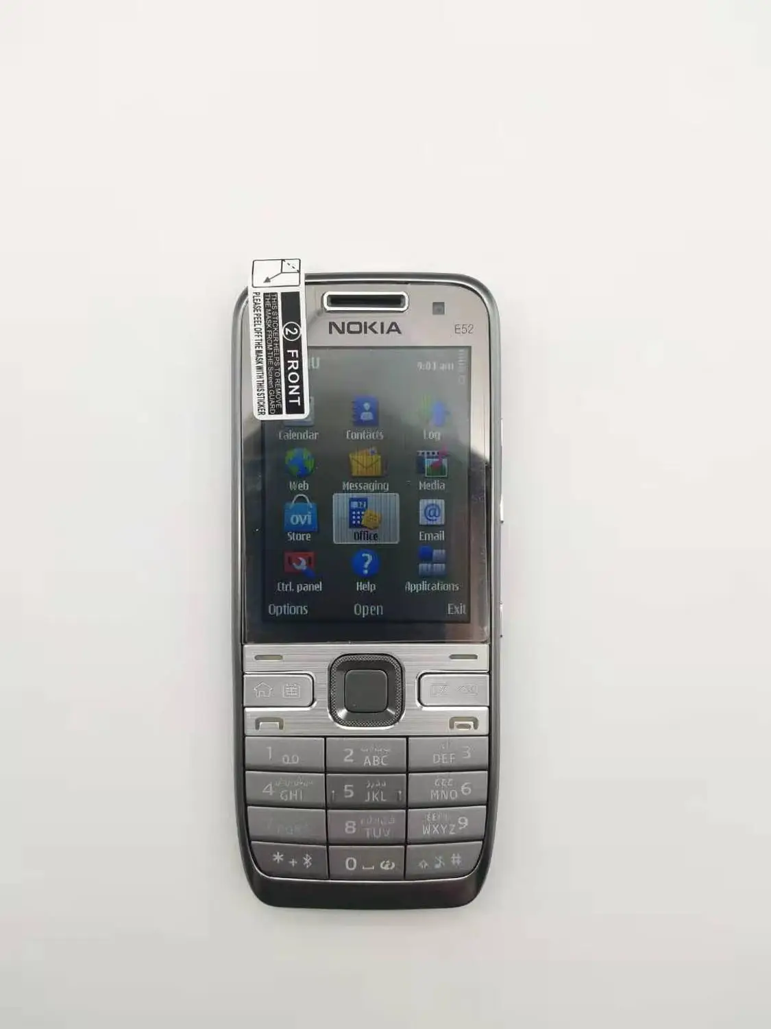 E52 разблокированный Nokia E52 GSM WCDMA сотовый телефон Wifi Bluetooth gps 3.2MP камера телефон Восстановленный - Цвет: Серый