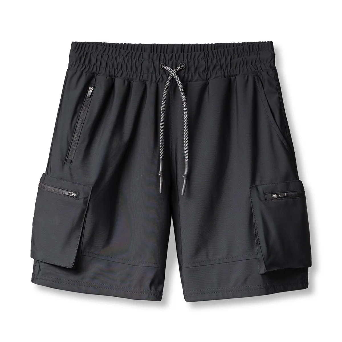 

Army fan camouflage oversized streetwear men's shorts casual sports shorts loose jogging pants multi-pocket overalls shorts men