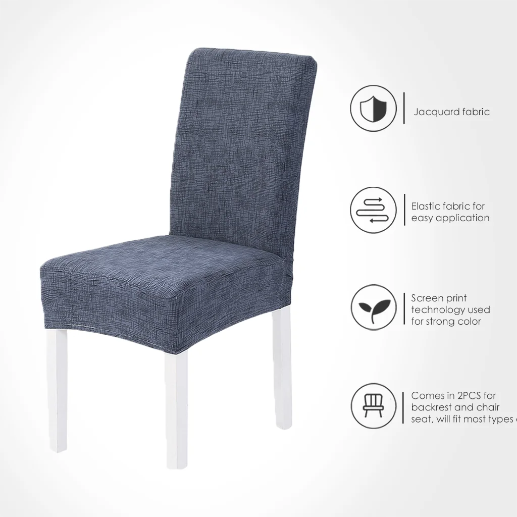 Эластичные чехлы на кресла для столовой растягивающиеся офисные Чехлы без