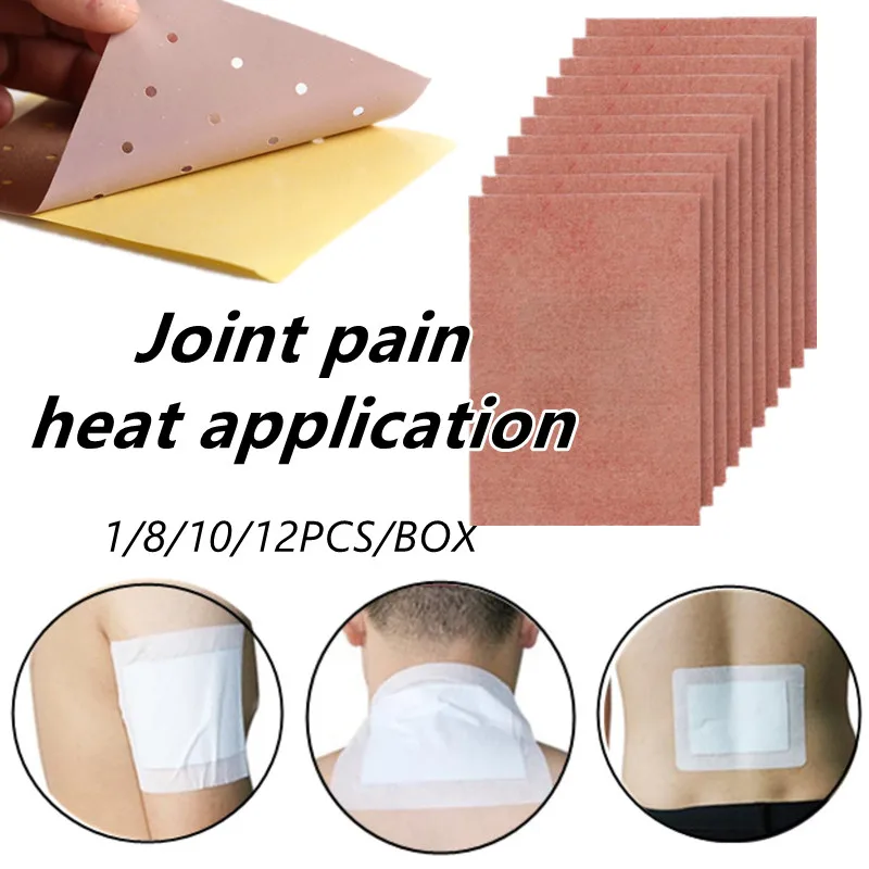 

1/8/10/12Pcs/box Rheumatoid Arthritis Self-Heating Shoulder Joint Cold Application Tendon Sheath Patch Sticker Chili Plaster