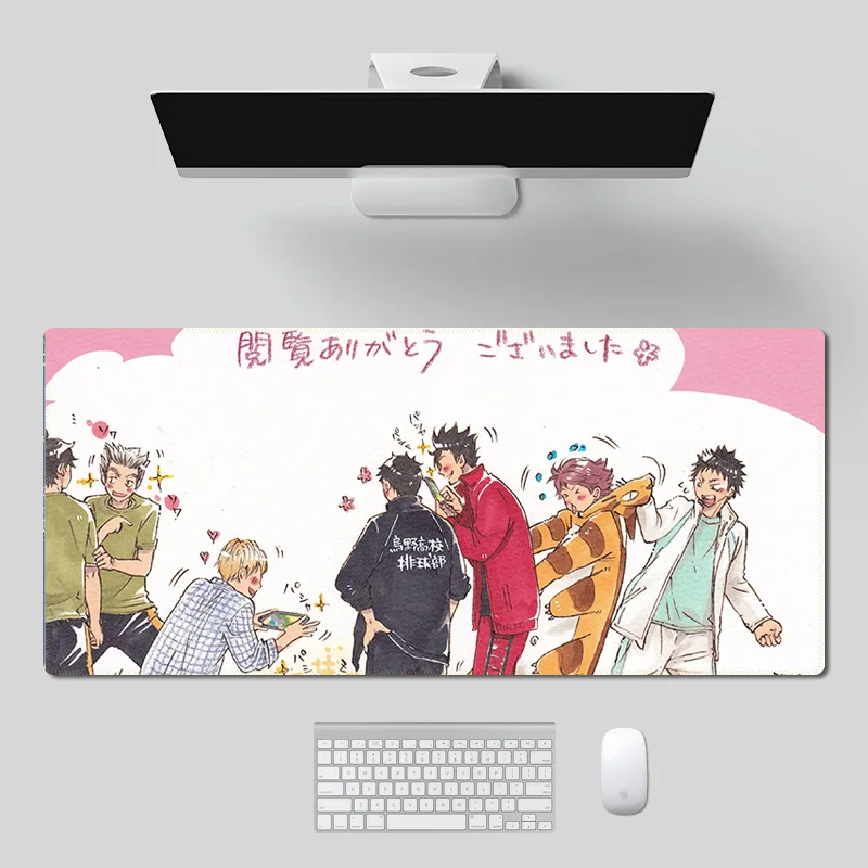 Аниме Haikyuu Karasuno Клавиатура для ноутбука Настольный коврик Офисный Компьютерный