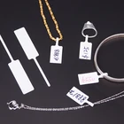 1000 шт. бирка для ювелирных изделий, наклейки для ожерелья, кольца, бирки для ювелирных изделий, наклейки, пустые бумажные бирки для дисплея браслетов, наклейки, оптовая продажа