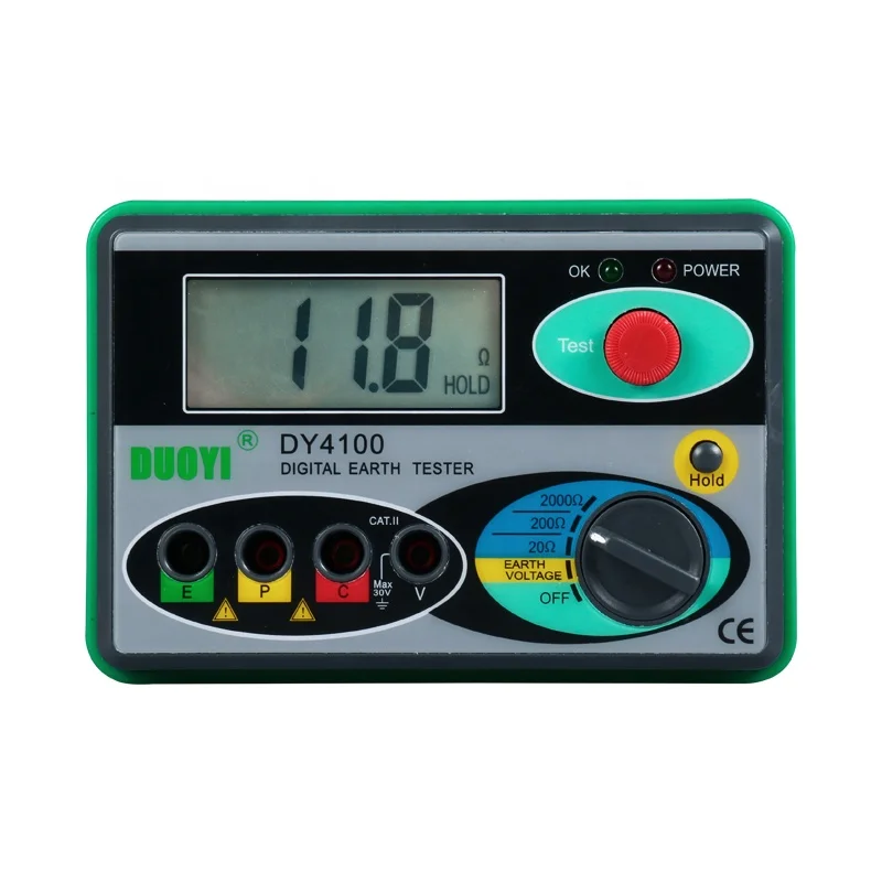 

DY4100 digital grounding resistance tester ground shaking meter ground resistance meter lightning protection grounding tester