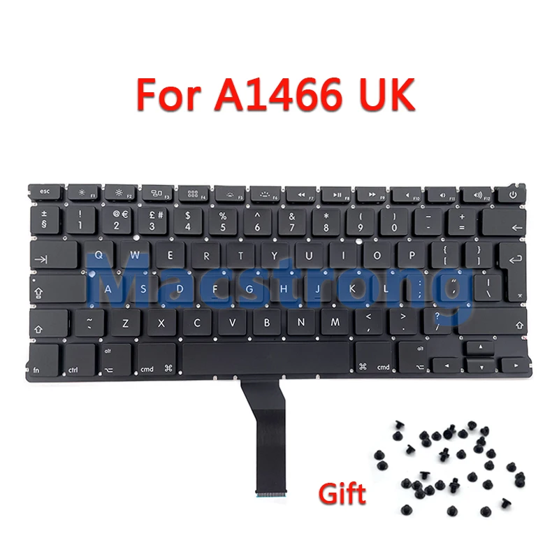 Новинка Оригинальная клавиатура A1466 США Великобритания для MacBook Air 13 '&#x27A1466