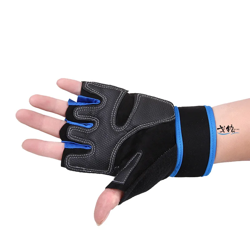 1 пара нескользящие перчатки для рыбалки дышащие велоспорта мужчин