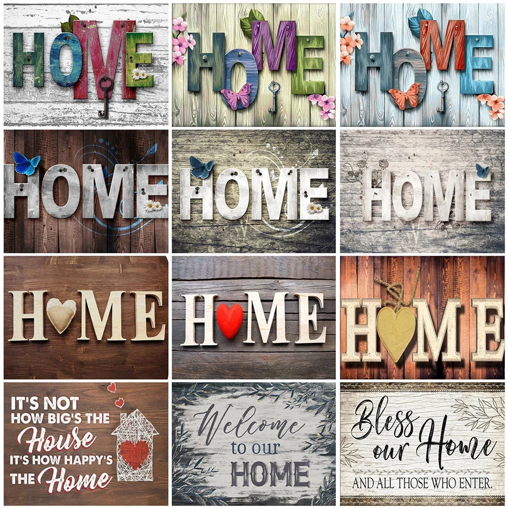 

Full Square/Round Diamond Painting Text 5D DIY Diamond Embroidery Home Pictures Of Rhinestones Mosaic Decortion