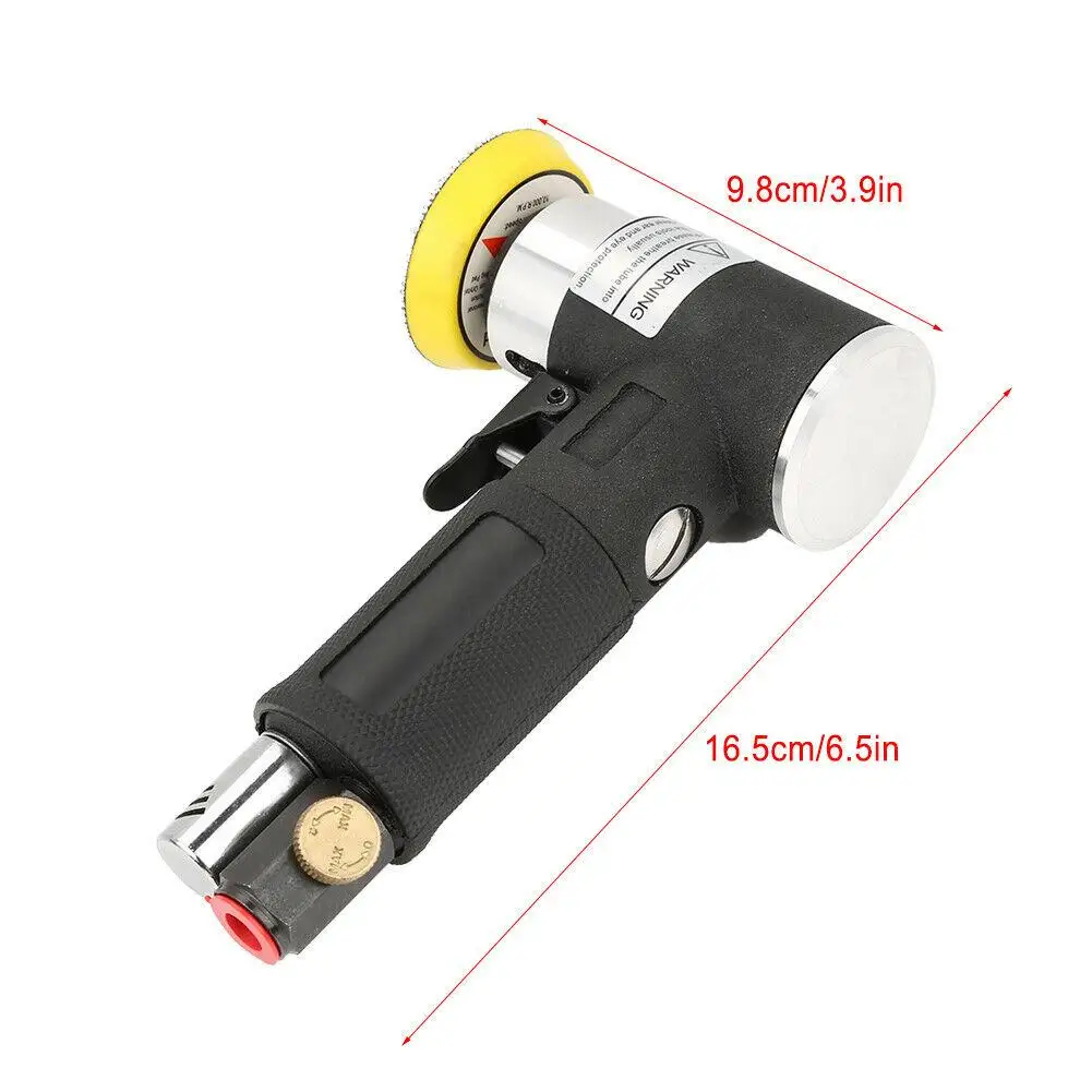 

90psi/6.2bar Polishing Grinding Machine Mini Air Sander Kit Pneumatic Polisher Polishing Buffing Tools for Furniture Plastics