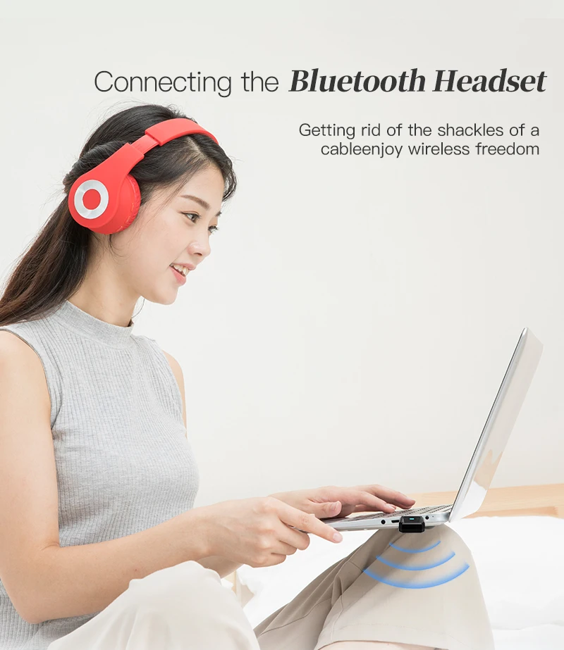 Новый беспроводной USB адаптер Bluetooth 5 0 для ПК ноутбука компьютера мыши клавиатуры