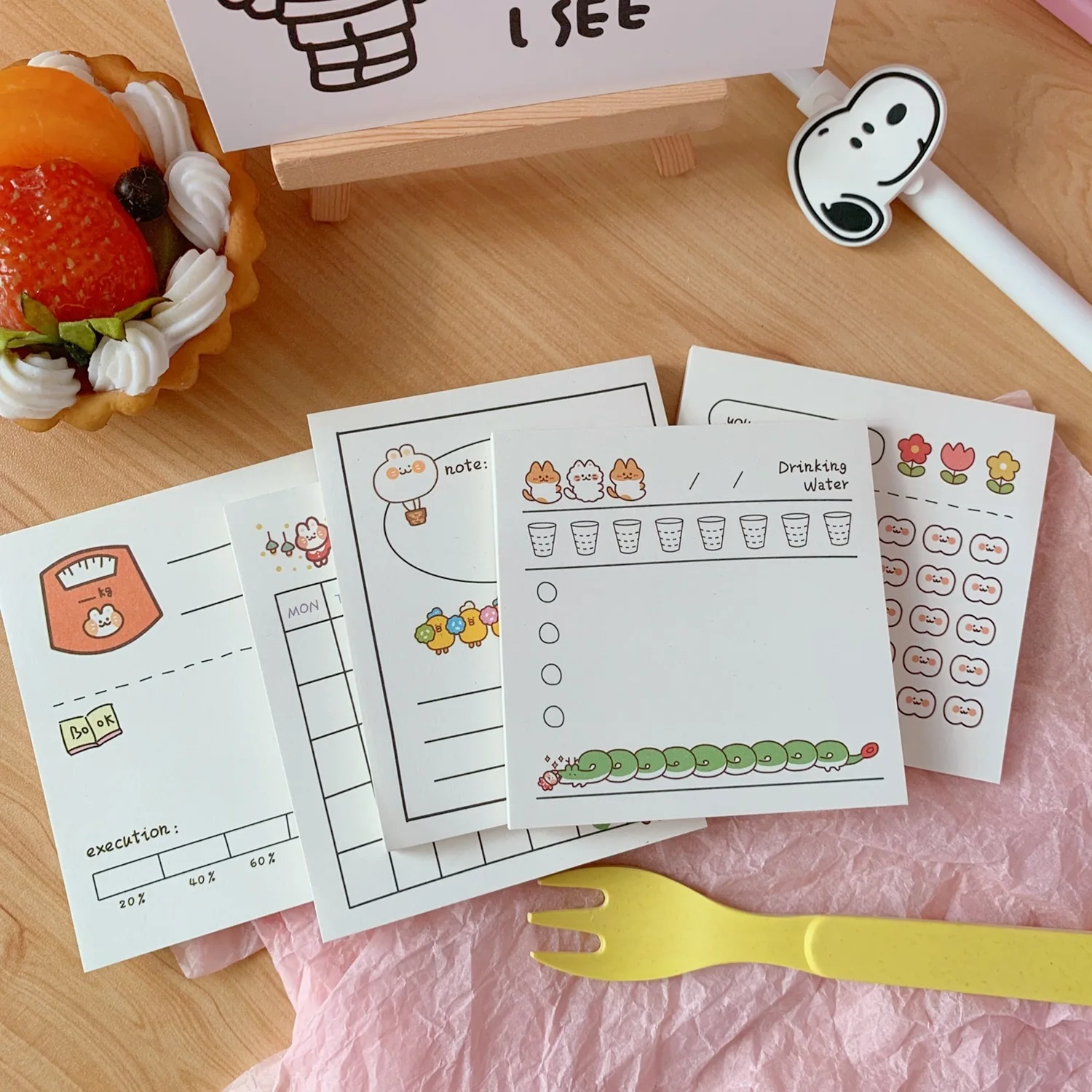 SIXONE 30 листов Творческий План бумаги для заметок на клейкой основе учащихся