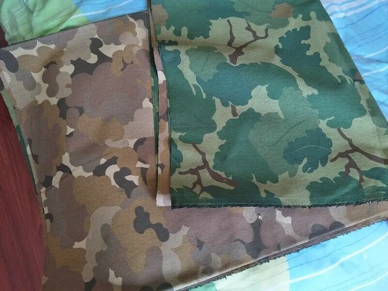 Вьетнам войны США ткань Митчелл Реверсивный Камуфляж Ткань 100*150 см Военная