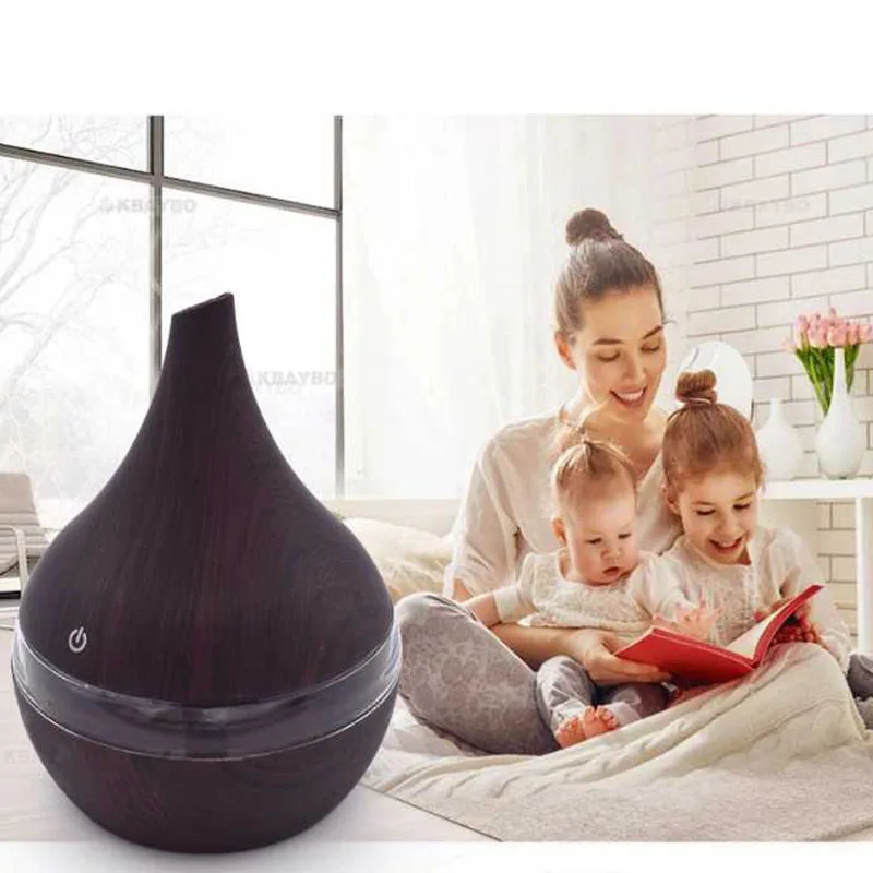 300 мл USB Электрический увлажнитель арома-масла ультразвуковой воздуха с