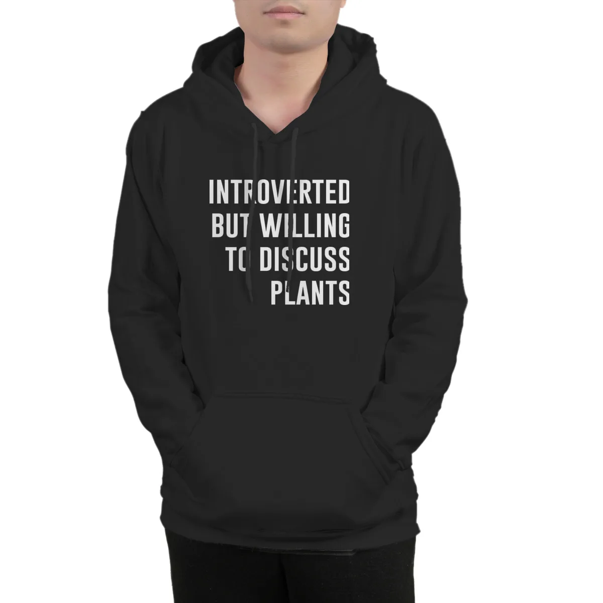 

Men's Hoodie Introverted But Willing To Discuss PlantsGames Anime Streetwear Spring autumn Sweatshirt 37214