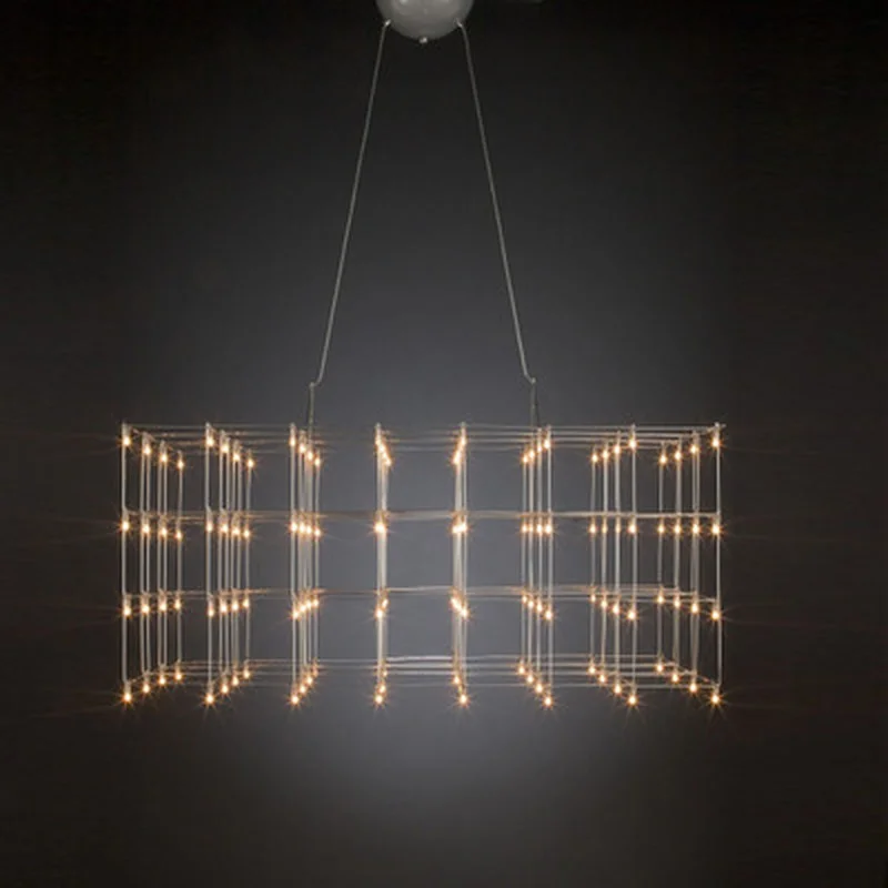 Современный светодиодный люстры Роскошный большой сочетание cube для Гостиная