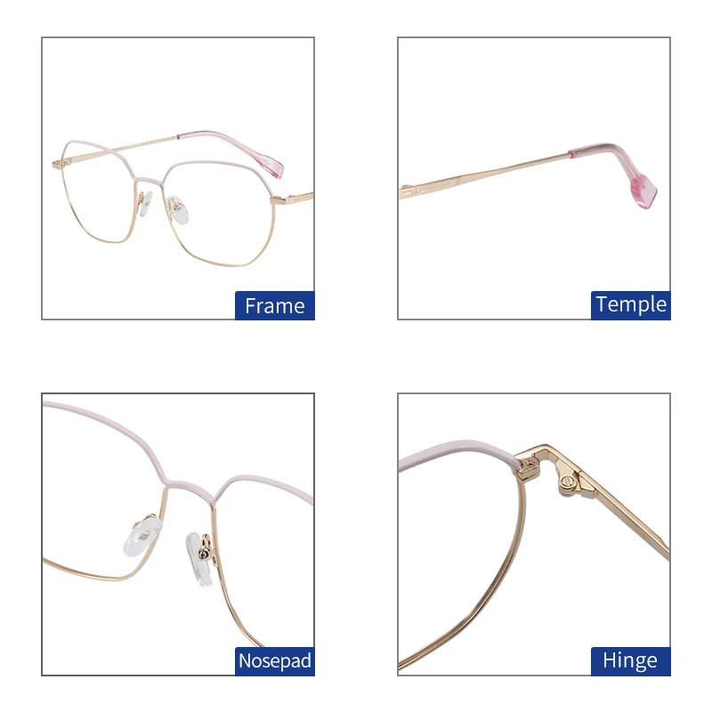BLUEMOKY Prescription Glasses For Women Super Light Optical Eyewear Frame and Resin Lens Spectacles Myopia Hyperopia Eyeglasses |