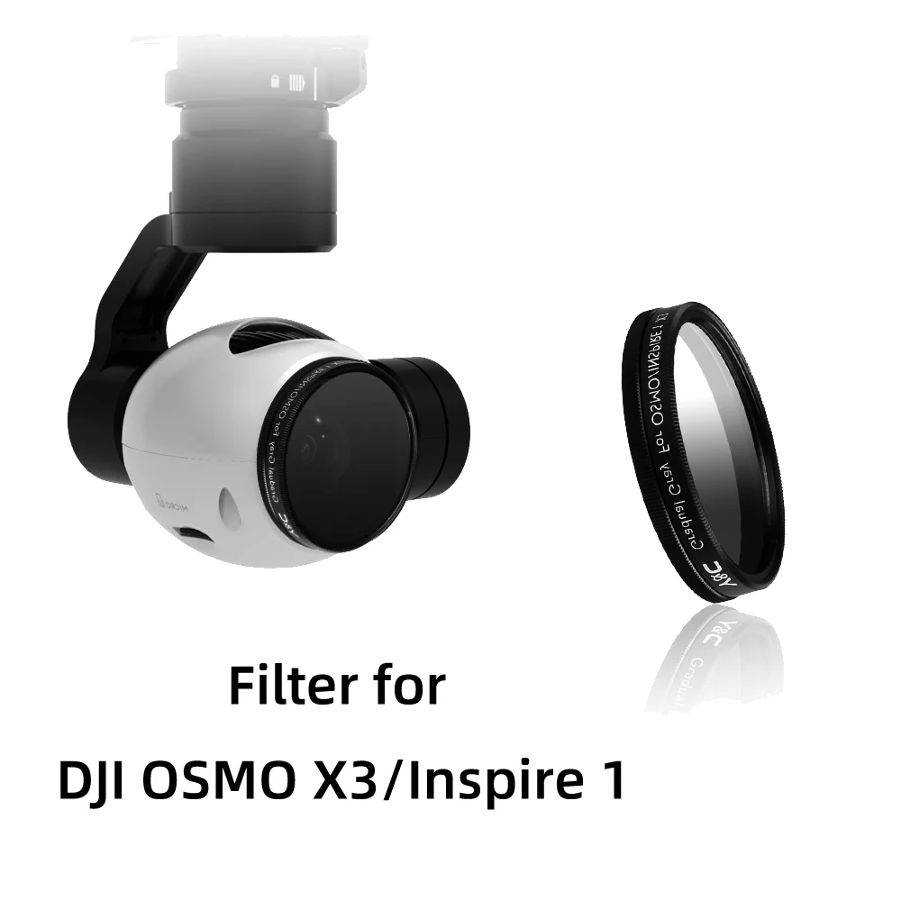 Фильтр объектива UV CPL ND2-400 ND8 ND16 для DJI OSMO X3 ручной карданный стабилизатор Inspire 1