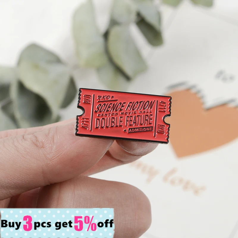 Эмалированные заколки на лацкан броши в стиле панк с изображением кинотеатра Ада