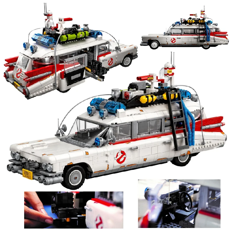 Строительные блоки в наличии Ghostbusters Ecto 1 10274 кирпичные игрушки строительные