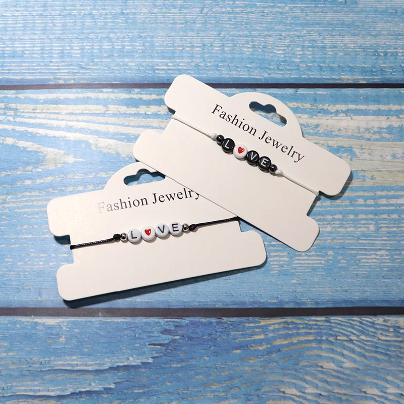 Уникальный браслет с надписью имя для женщин и мужчин плетеный двойной подарок