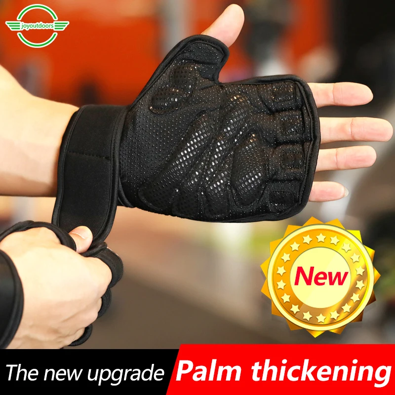 Новинка 1 пара тренировочных перчаток для тяжелой атлетики женские и мужские