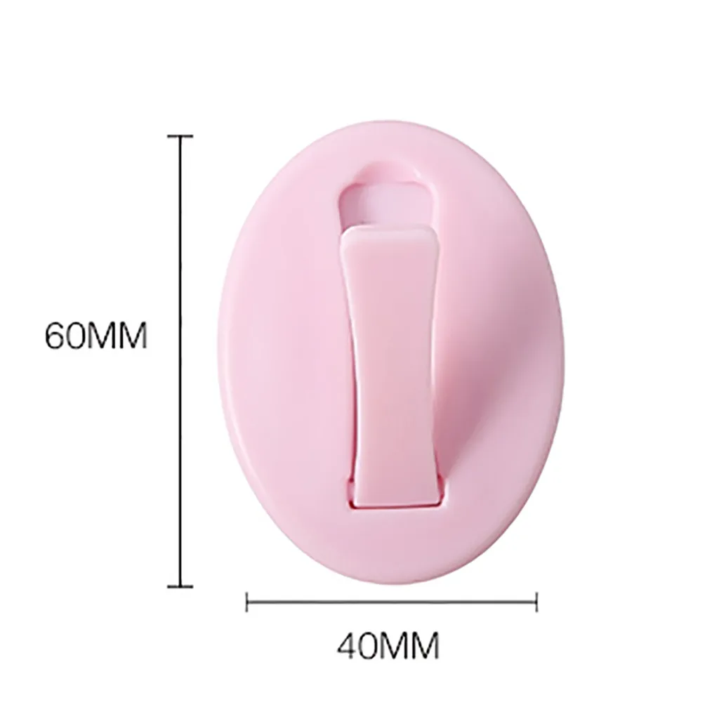 Крепкая прозрачная настенная вешалка на присоске без пробивания отверстий для