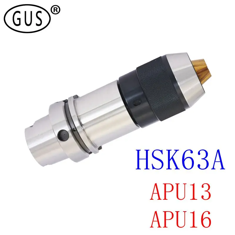 

HSK63A Drill clamp handle APU13 APU16 Chuck drill chuck For CNC machine tool high-speed tool shank drill chuck handle chuck