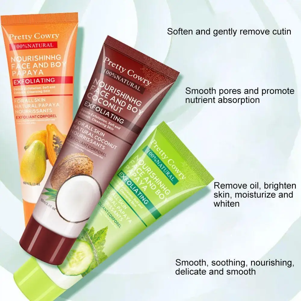 Огуречный Отшелушивающий гель скрабы Гиалуроновое очищающее средство на основе