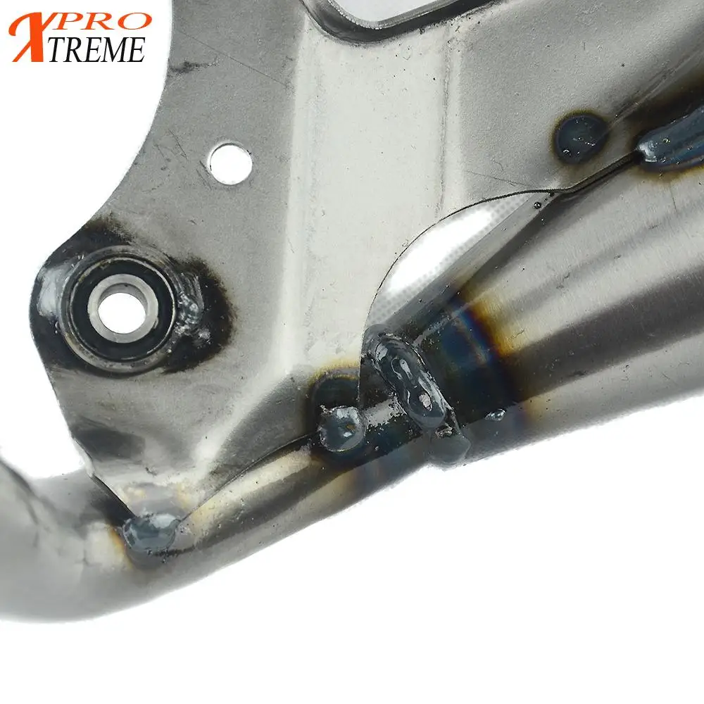 Полная выхлопная система глушитель труба Скутер мопед гоночный уличный