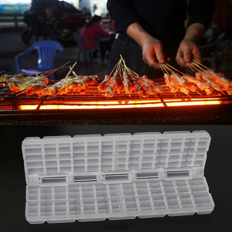 Мясо барбекю устройство для шпажки обжарки шнурков портативный инструмент