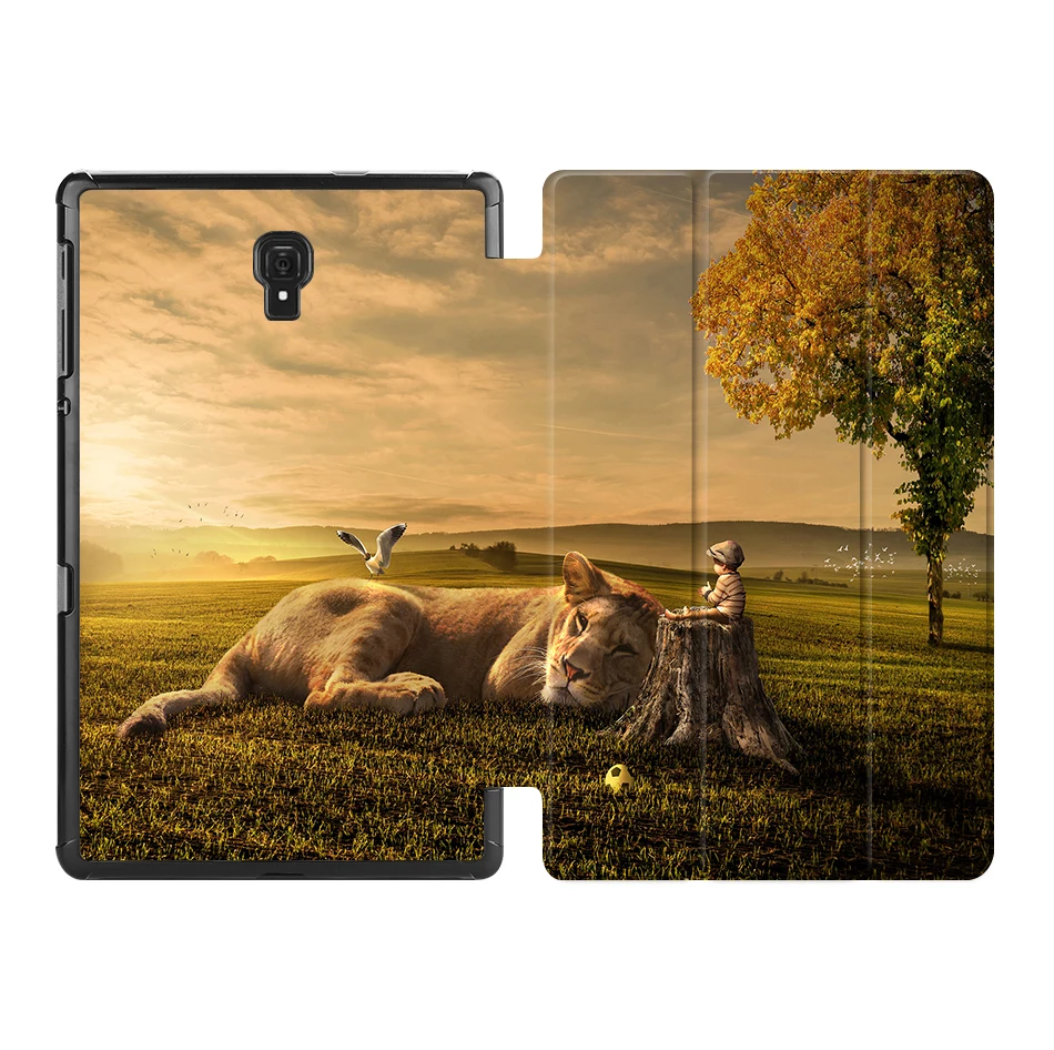 SS07 Чехол для планшета MTT для samsung Galaxy Tab A 10,5 дюймов, умный чехол с милой собачкой из искусственной кожи для samsung Tab A 10,5 '', чехол SM-T590 T595 - Цвет: SS07