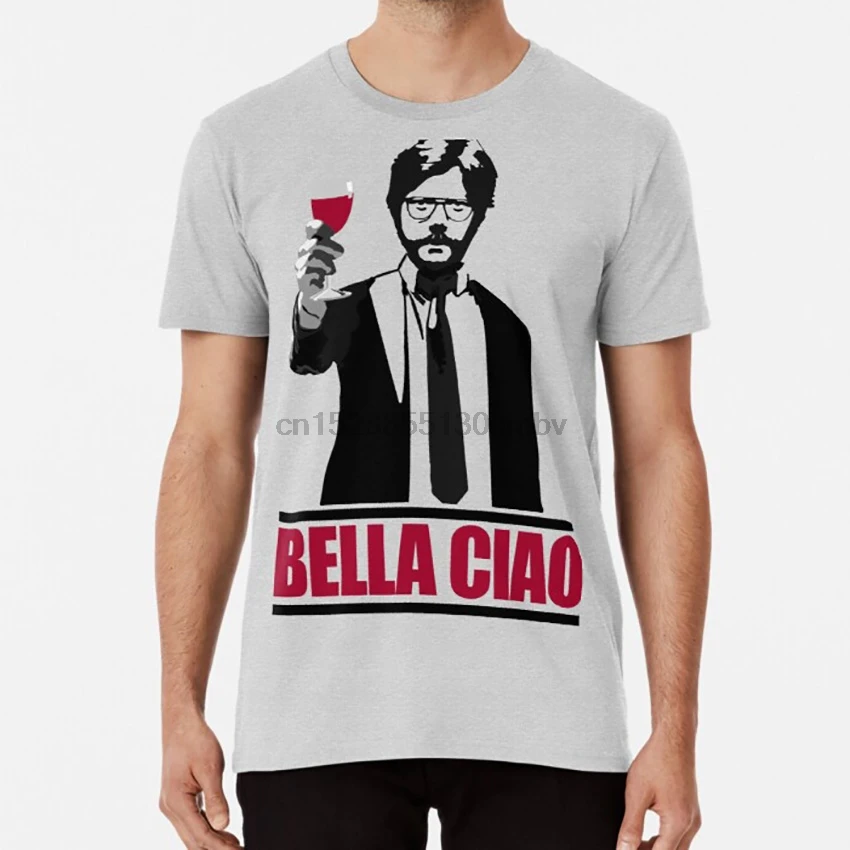 Bella Ciao-Wine футболка money heist bella ciao Профессиональный el prospector проф. | Мужская одежда